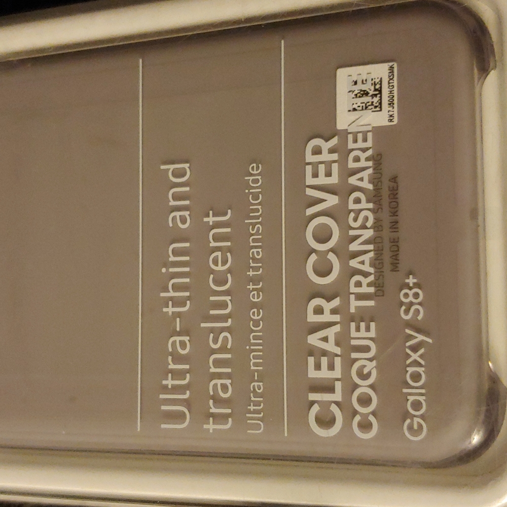 📱 SAMSUNG Galaxy S8+OEM Back Case || Grey || Ultra Thin & Translucent